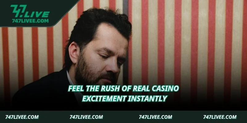 Feel the rush of real casino excitement instantly