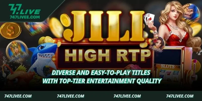 Diverse and easy-to-play titles with top-tier entertainment quality