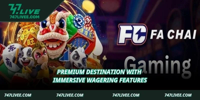 Premium destination with immersive wagering features