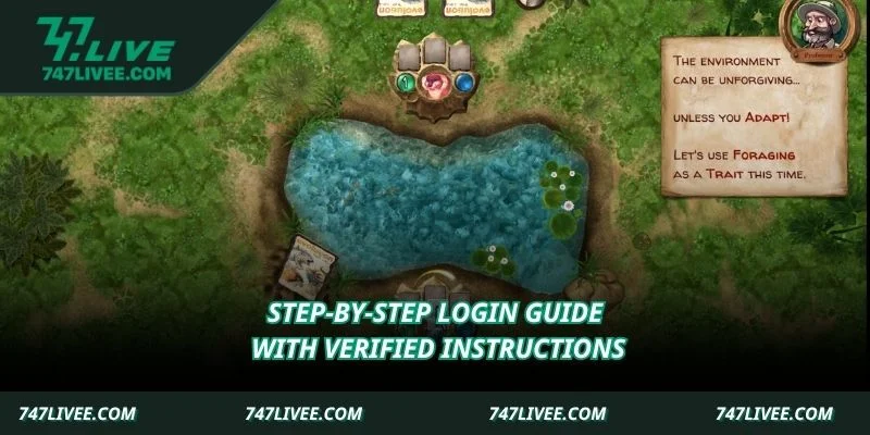Step-by-step login guide with verified instructions