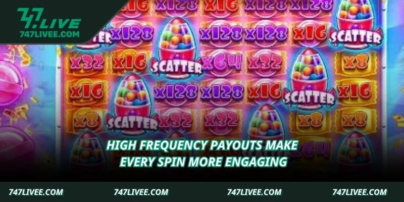 High frequency payouts make every spin more engaging