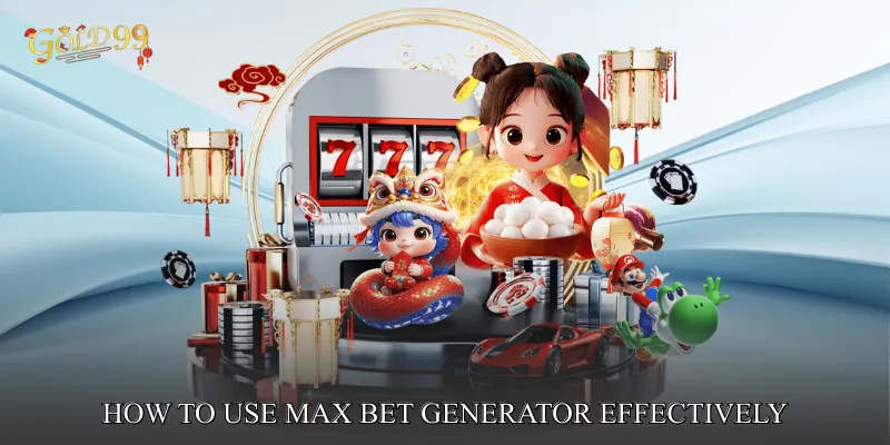 How to Use Max Bet Generator Effectively